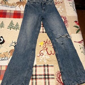 Rewind Distressed Blue Jeans
